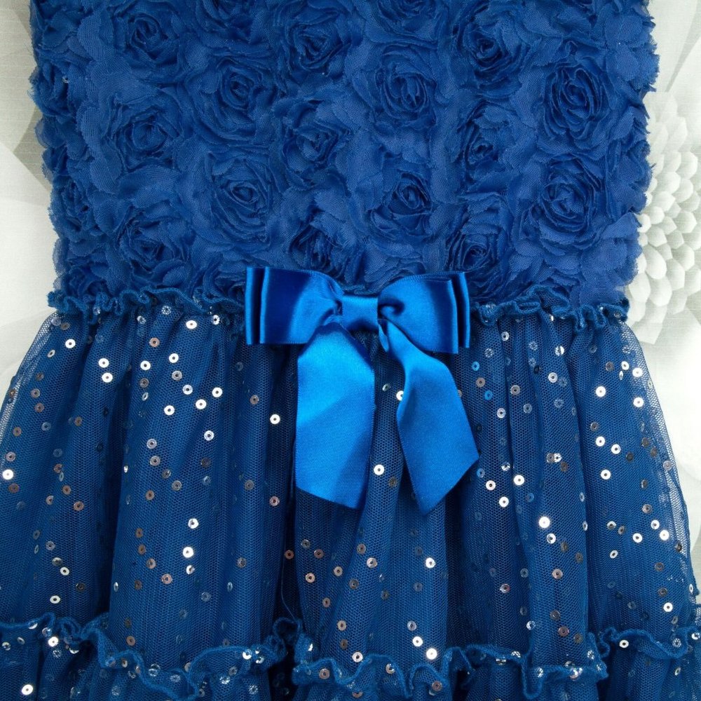 Betsey Johnson Girls Designer Rose Tutu  Dress - Picture 7 of 11